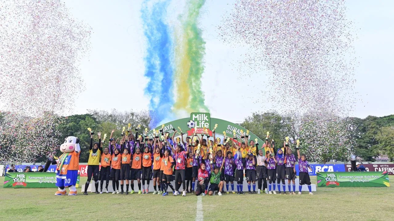 Pemenang MilkLife Soccer Challenge Surabaya Seri 1 2025/2026/ Istimewa