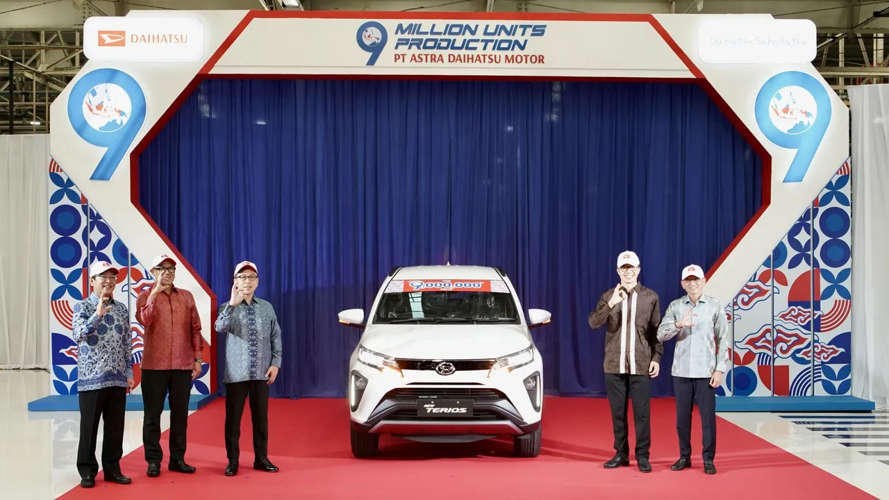 Produksi ke-9 juta unit Daihatsu jatuh pada model Terios. (ADM)