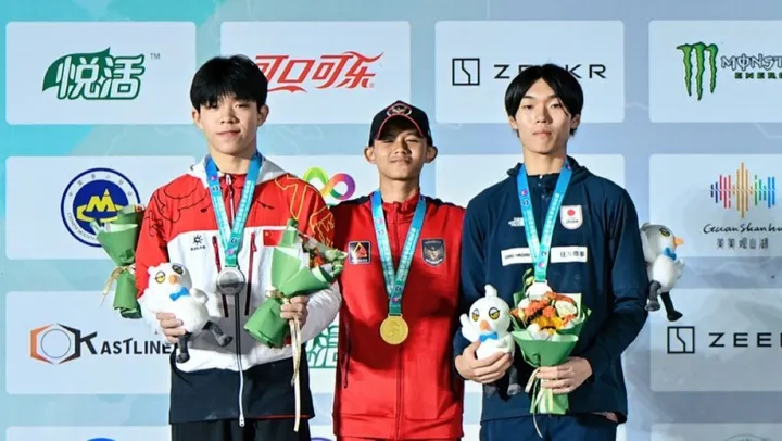Atlet Panjat Tebing Muda Indonesia/Istimewa FPTI.