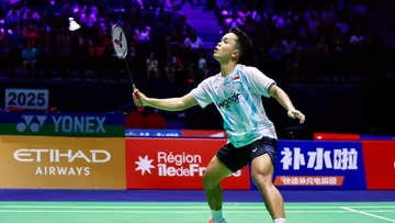 Anthony Sinisuka Ginting di Kejuaraan Dunia Bulutangkis 2025/Media PBSI.