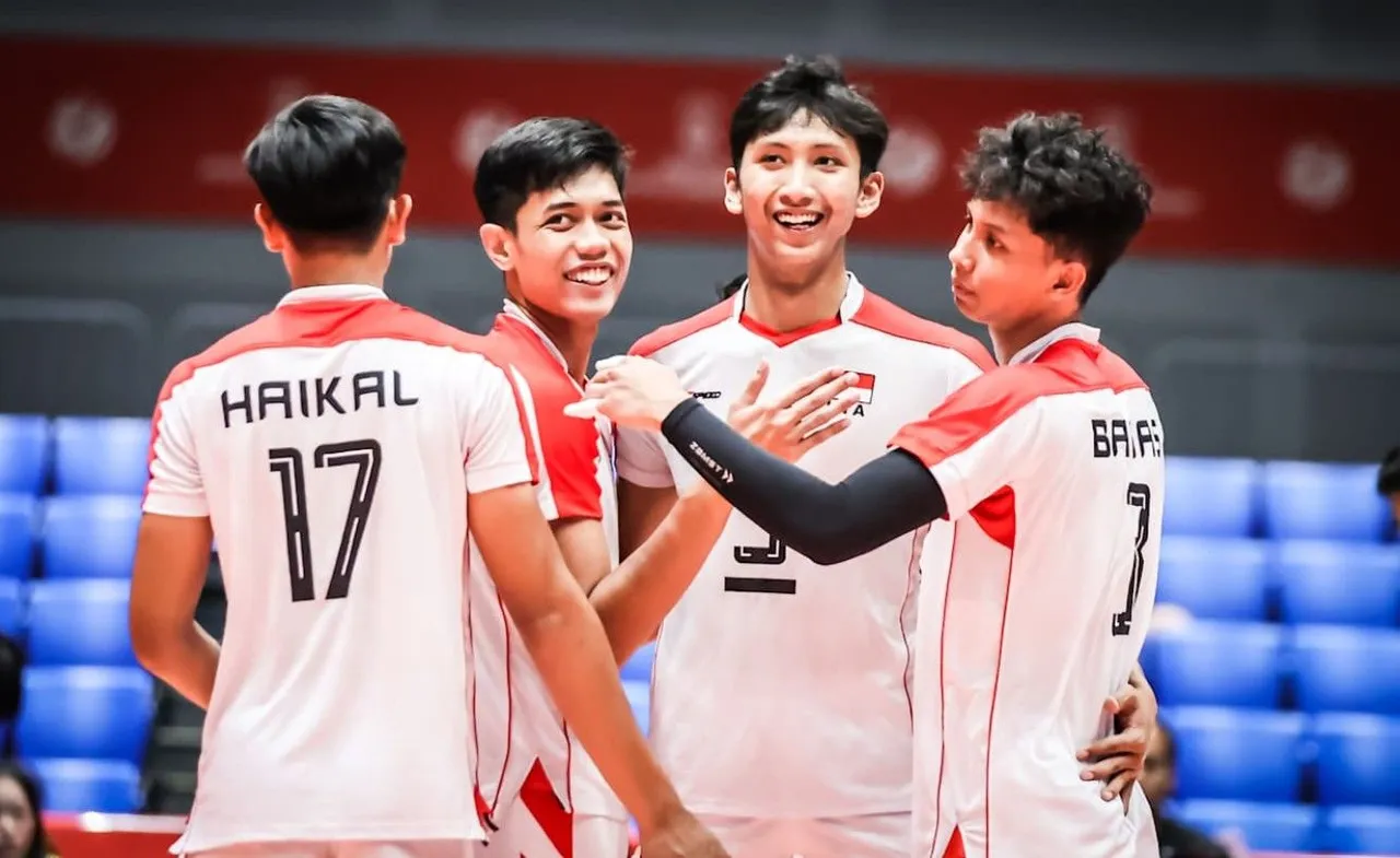Timnas Voli Putra Indonesia U-21 finis di peringkat 19 FIVB Volleyball Men's U-21 Championship 2025/foto: Volleyball World