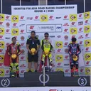 Tiga pembalap Indonesia rebut podium di race 1 UB150 ARRC 2025 seri Mandalika/foto: Asia Road Racing
