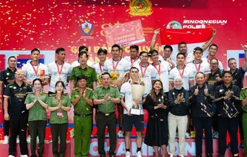 Jakarta Bhayangkara Presisi juara International Police Volleyball Tournament 2025/foto: Ofisial Bhayangkara Volley