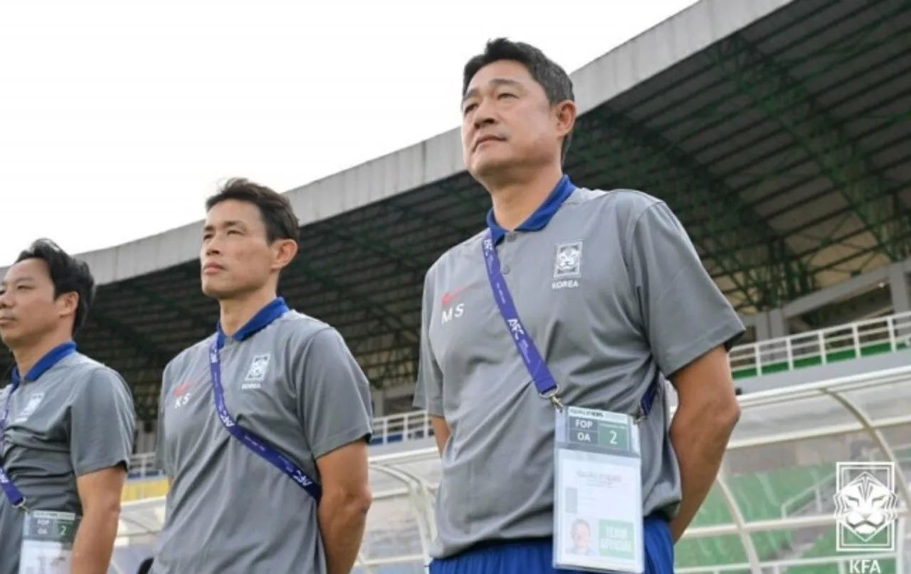 Pelatih Korea Selatan U-23, Lee Min Sung/foto: KFA