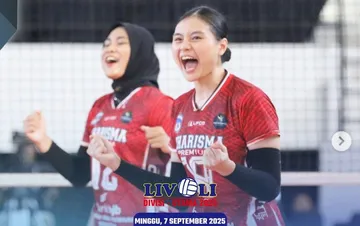 Kharisma Premium menang 3-2 atas TNI AL di Livoli Divisi Utama 2025 putri/foto: Moji Sport