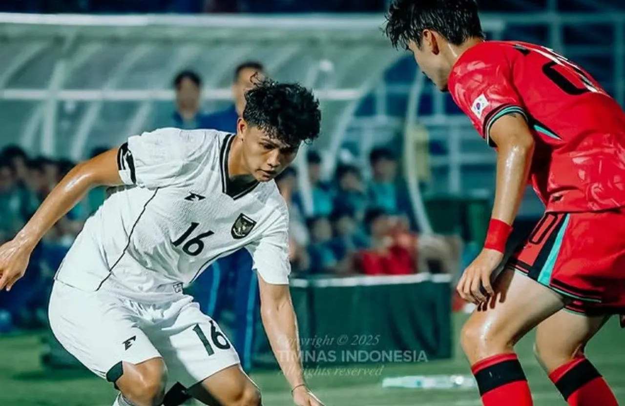 Timnas Indonesia U-23 kalah 0-1 dari Korea Selatan U-23 di partai terakhir Grup J Kualifikasi Piala Asia U-23 2026/foto: Timnas Indonesi