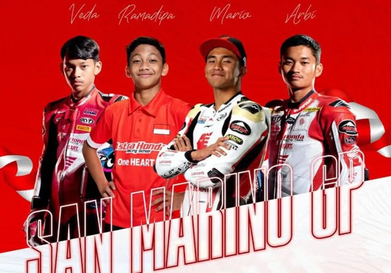 4 pembalap AHRS yang akan tampil di GP Misano 2025/foto: Ofisial AHRT