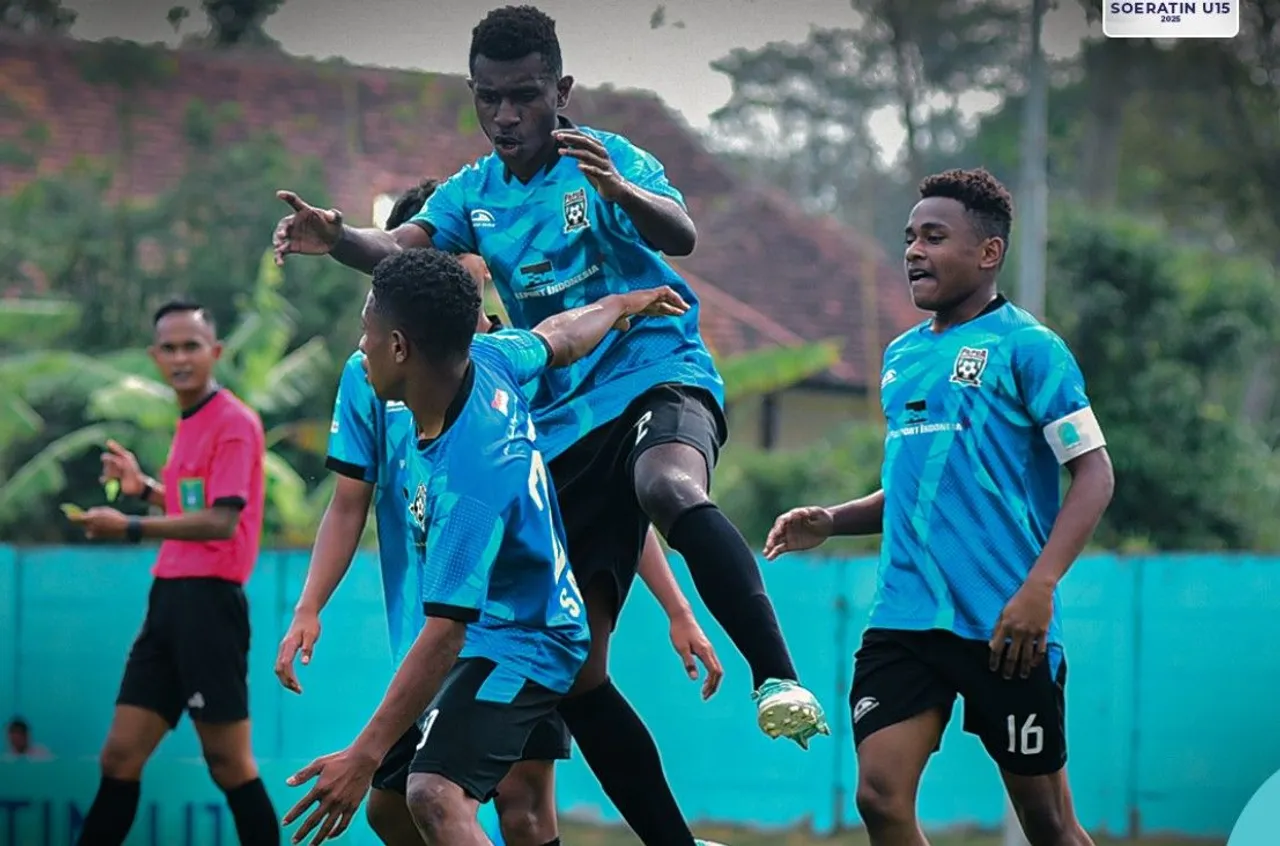 PS Freeport U-15 lolos ke babak semifinal Piala Soeratin U-15 2025 putaran nasional/foto: PSSI