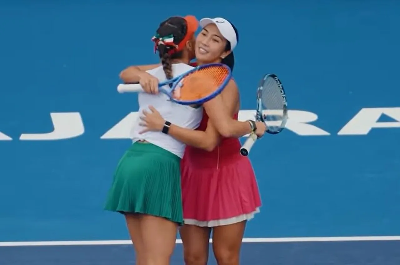 Aldila Sutjiadi dan Giuliana Olmos di Guadalajara Open 2025/foto: Ofisial Guadalajara Open