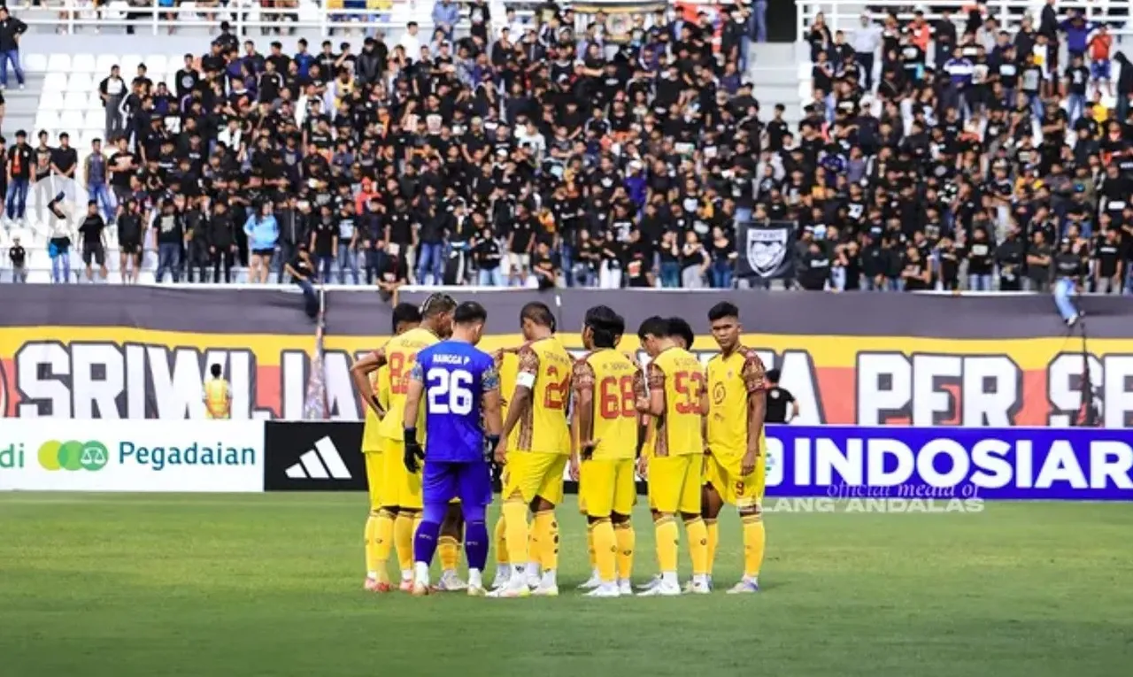 Sriwijaya FC kalah dari Garudayaksa FC di matchday 1 Liga 2 Championship 2025/2026/foto: Ofisial Sriwijaya FC