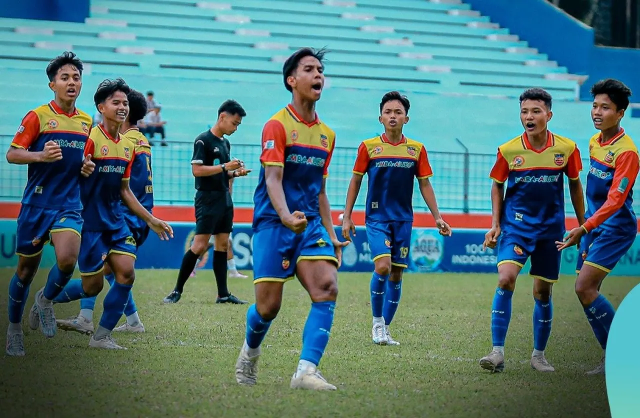 SSB Bimba AIUEO juara Piala Soeratin U-15 2025 putaran nasional/foto: PSSI