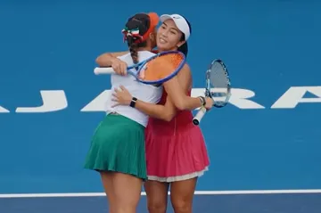 Aldila Sutjiadi dan Giuliana Olmos di Guadalajara Open 2025/foto: Ofisial Guadalajara Open
