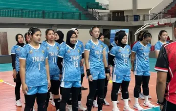 Skuad PBV TNI AU di Livoli Divisi Utama 2025 putri didominasi pemain senior/foto: Ofisial PBV TNI AU