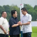 Erick Thohir dan Taufik Hidayat