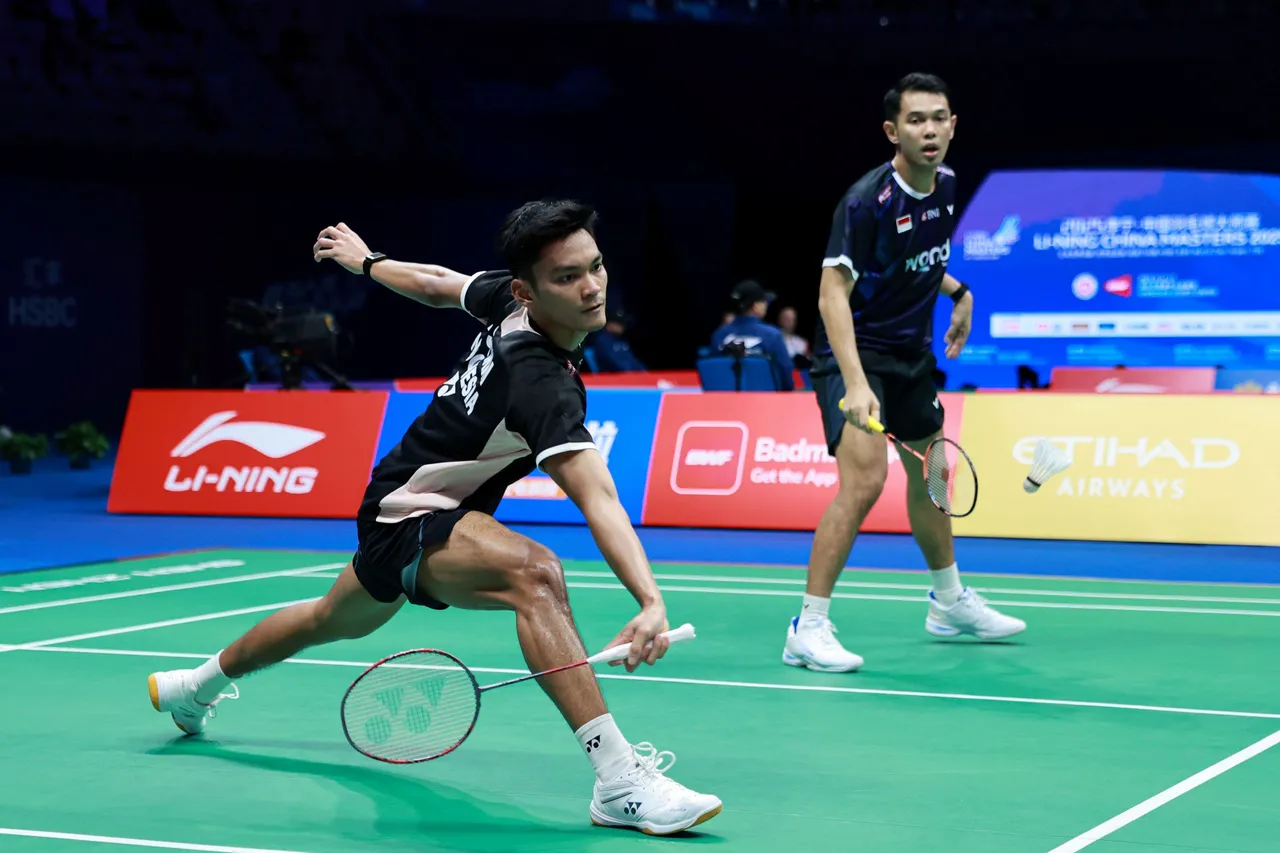 Fajar Alfian/Muhammad Shohibul Fikri di China Masters 2025/Foto: PBSI