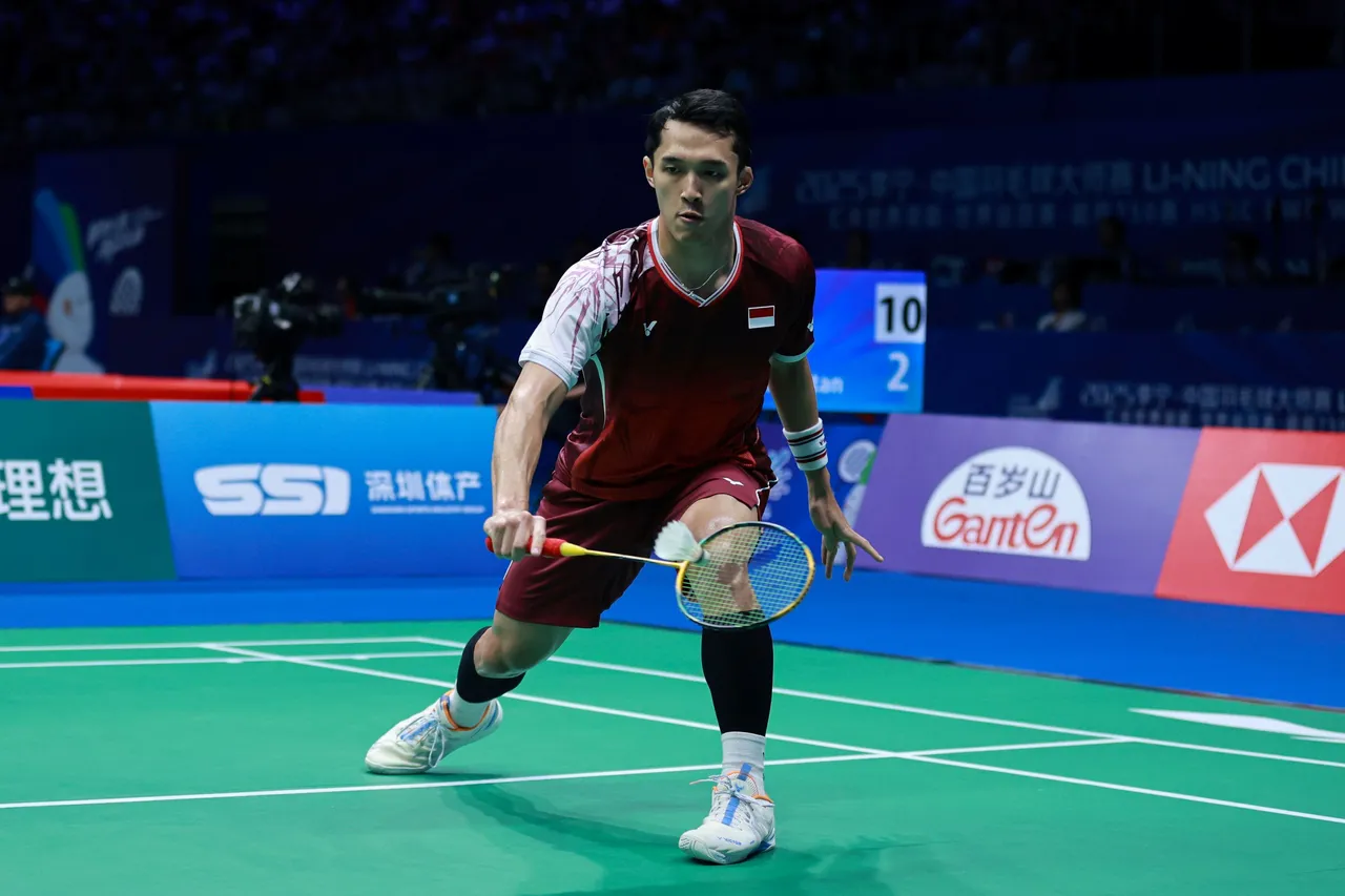 Jonatan Christie di China Masters 2025/Foto: PBSI