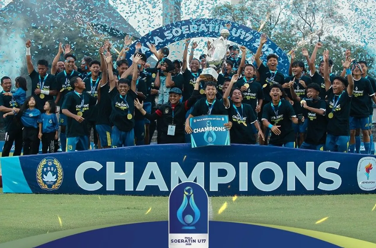 Persika Karanganyar U-17 juara Piala Soeratin U-17 2025 putaran nasional/foto: Persika Youth Development