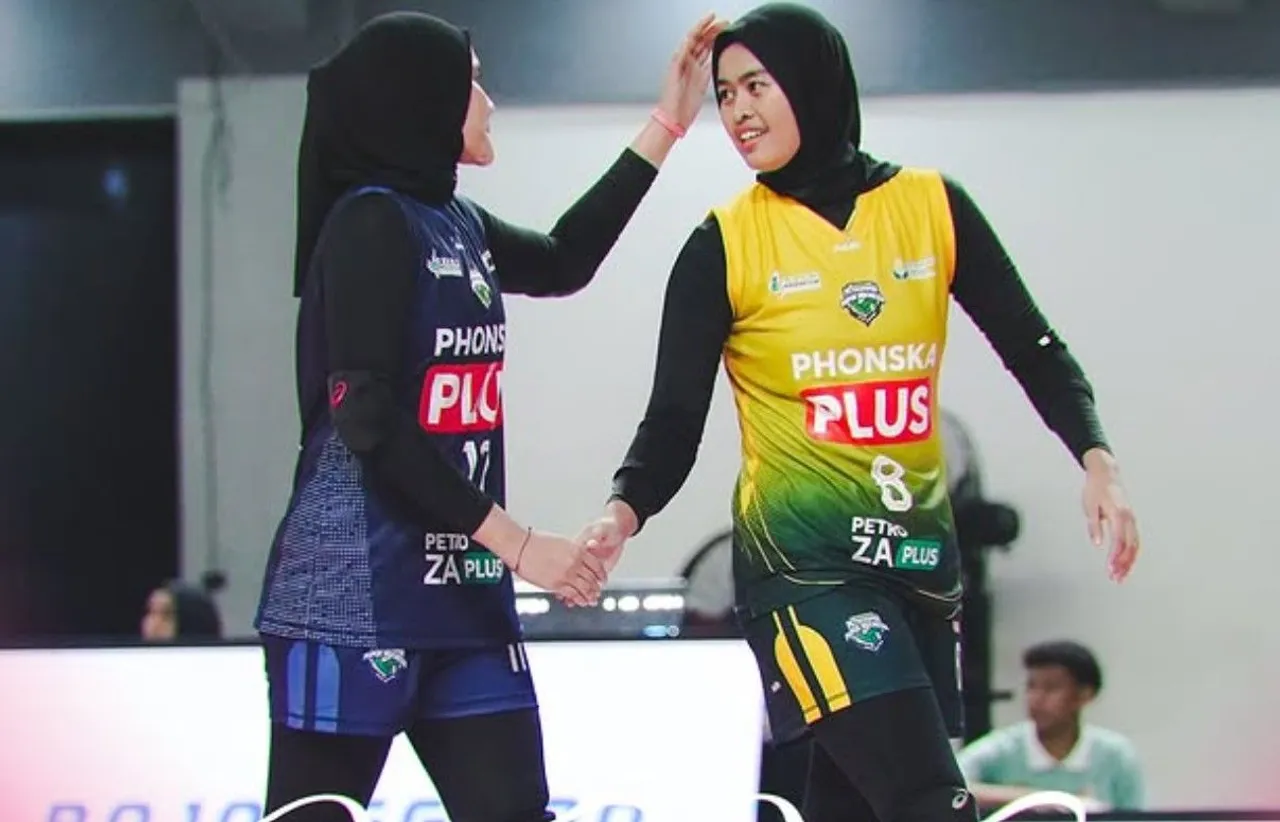 Gresik Petrokimia Pupuk Indonesia menang 3-0 atas Bharata Muda di laga pertama Livoli Divisi Utama 2025 putri/foto: Ofisial Petro Volley