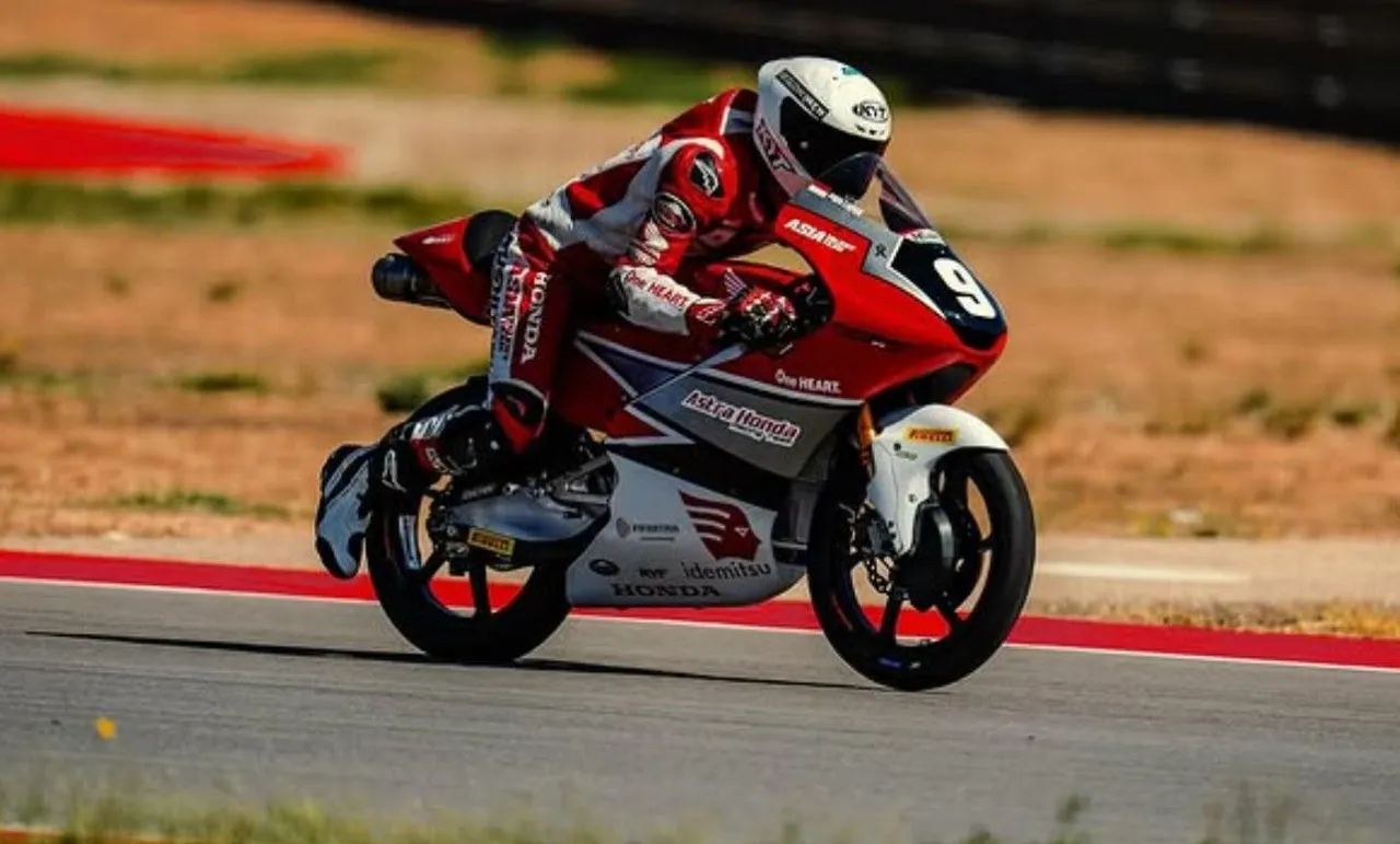 Aksi Veda Ega Pratama di JuniorGP 2025/foto: IG Veda Ega