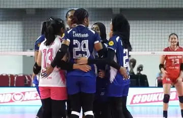 Bandung Tectona menelan kekalahan ketiga secara beruntun di Livoli Divisi Utama 2025 putri/foto: Moji Sport