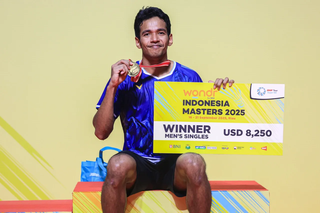 Chico Aura Dwi Wardoyo Juara Indonesia Masters 2025 Super 100/Foto: PBSI