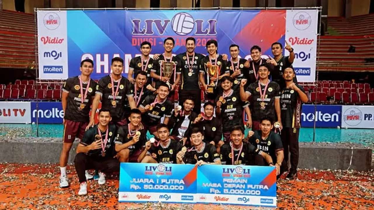 PBV Pasundan juara Livoli Divisi 1 2024/foto: Ofisial PBV Pasundan