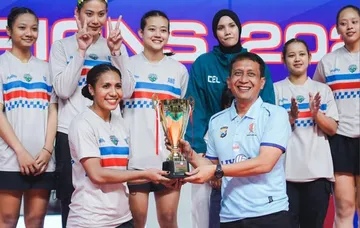 Gresik Petrokimia Pupuk Indonesia juara Pool DD Livoli Divisi Utama 2025 putri/foto: Petro Voli