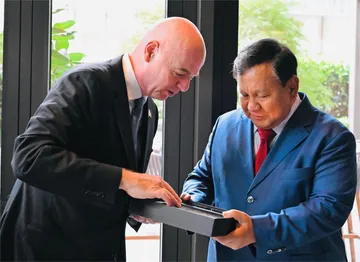 Gianni Infantino dan Prabowo Subianto