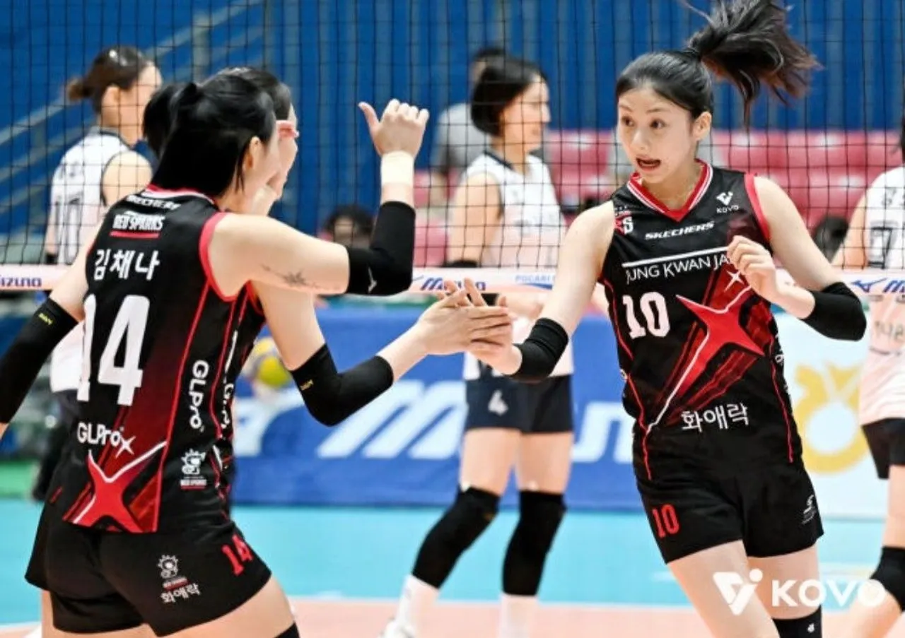 Red Sparks terhenti di babak penyisihan grup KOVO Cup 2025 usai kalah 1-3 dari Expressway Hi-Pass/foto: KOVO