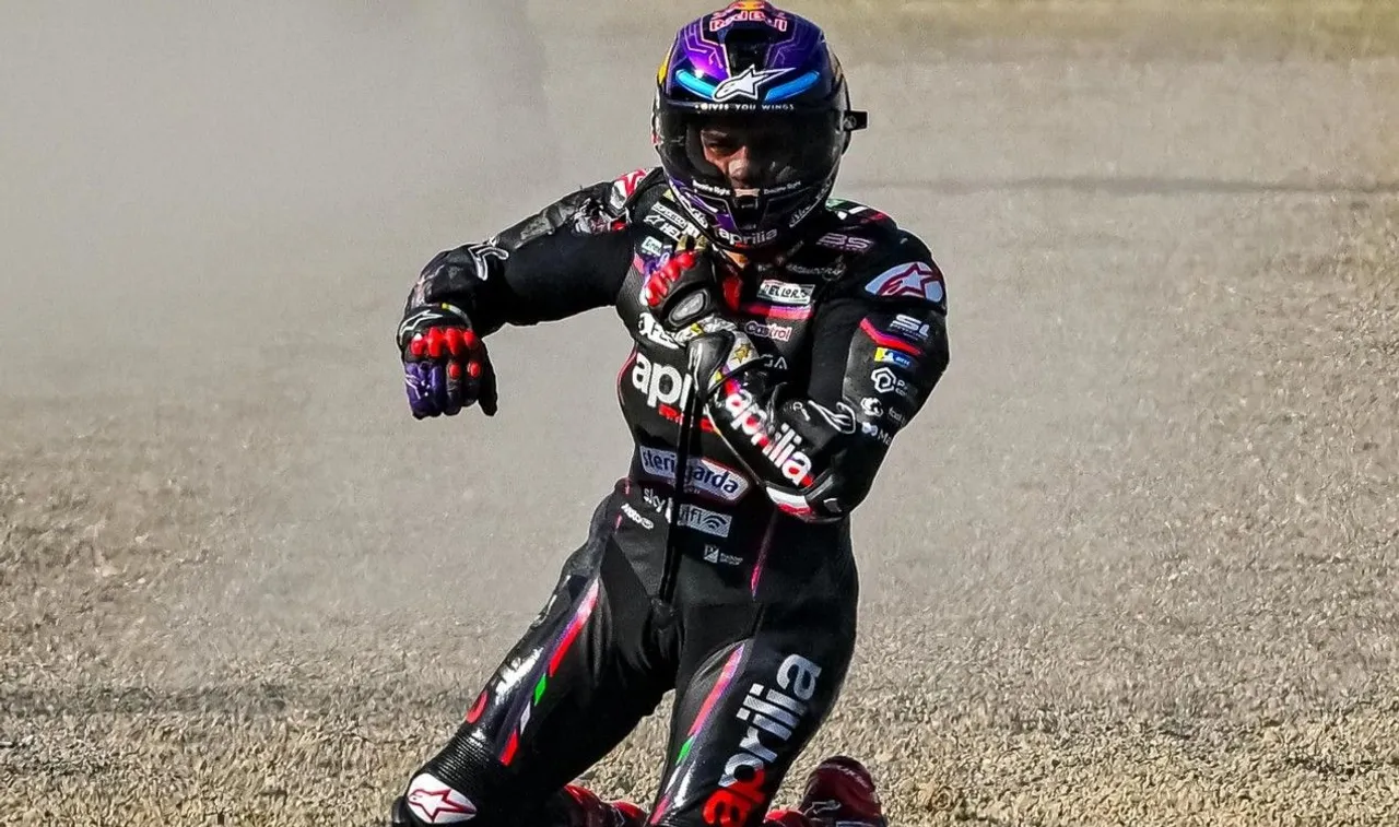 Jorge Martin crash di sesi sprint race MotoGP Jepang/foto: Ofisial MotoGP