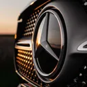 Mercedes-Benz logo. (mercedesbenzoftysoncorner)
