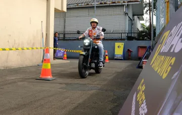 Selain puluhan model mobil, GIIAS Bandung 2025 juga menyediakan unit sepeda motor untguk dicoba. (Seven Event)