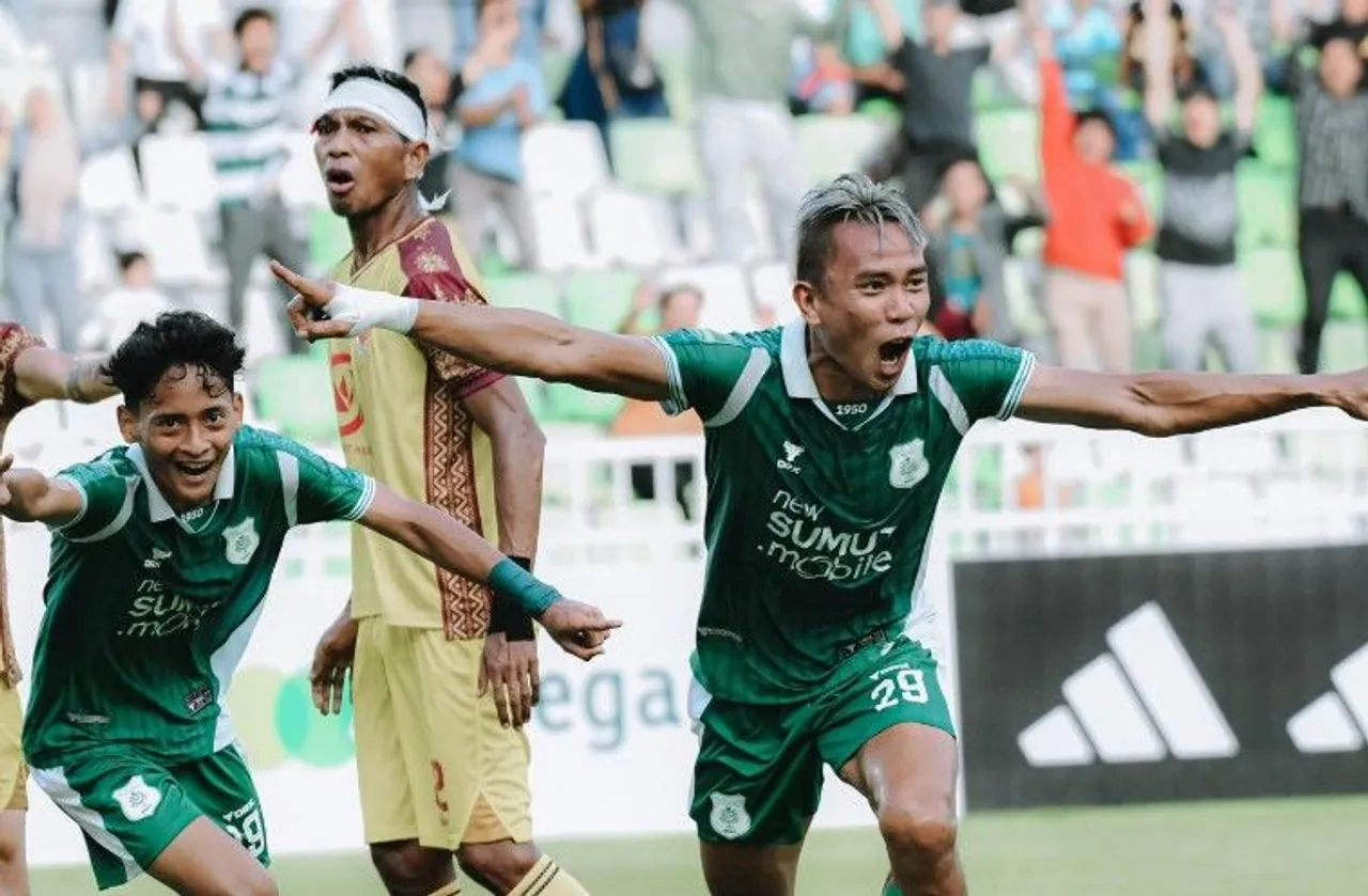 PSMS Medan menang 3-1 atas Sriwijaya FC/foto: Ofisial PSMS Medan