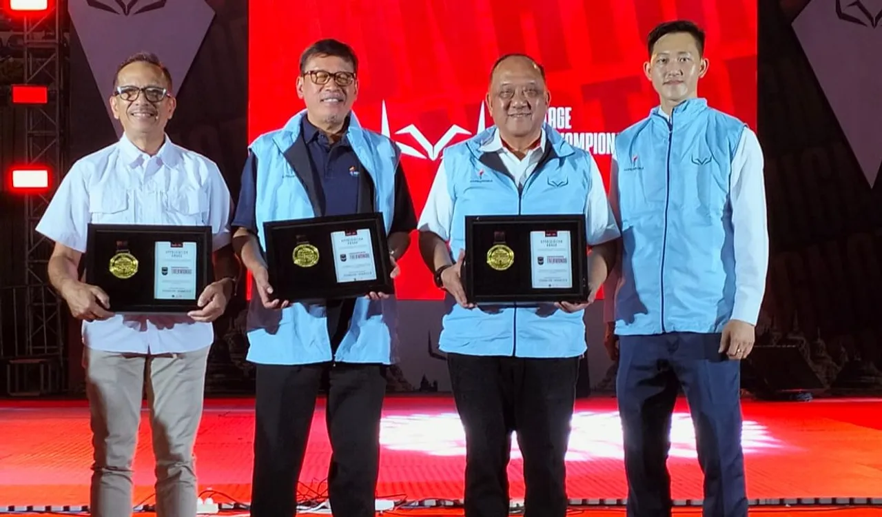 Deputi Pengembangan Industri Olahraga Kemenpora, Raden Isnanta, saat menghadiri Pugnator Open Internasional Taekwondo 2025/foto: Kemenpora RI