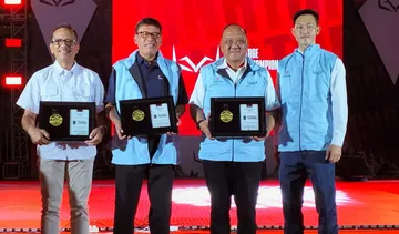 Deputi Pengembangan Industri Olahraga Kemenpora, Raden Isnanta, saat menghadiri Pugnator Open Internasional Taekwondo 2025/foto: Kemenpora RI