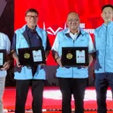 Deputi Pengembangan Industri Olahraga Kemenpora, Raden Isnanta, saat menghadiri Pugnator Open Internasional Taekwondo 2025/foto: Kemenpora RI