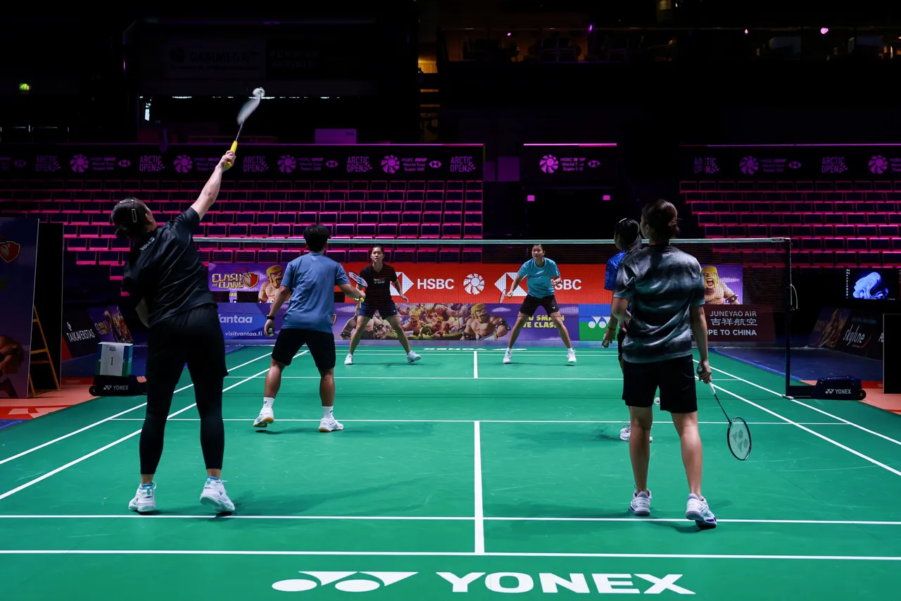 Ganda Putri Latihan Jelang Arctic Open 2025/Foto: PBSI
