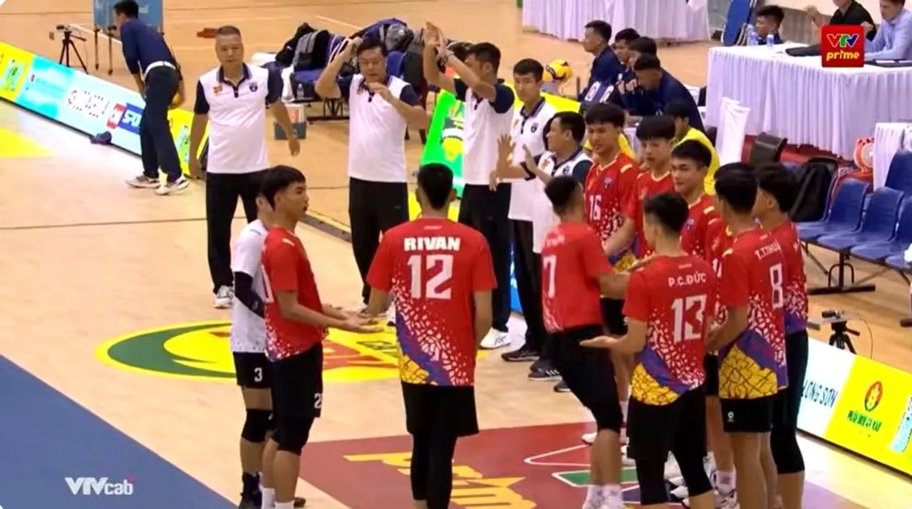 Rivan Nurmulki bermain untuk The Cong Tan Cang di Liga Voli Vietnam/foto: Youtube On Sport Plus