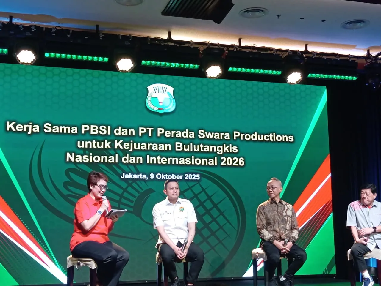 Kerja Sama PBSI dan PT Perada Swara Productions/Foto: SportCorner.id