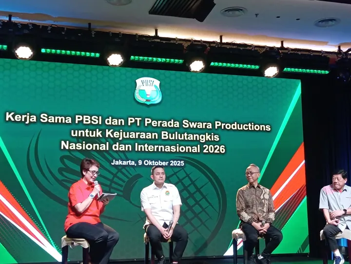 Kerja Sama PBSI dan PT Perada Swara Productions/Foto: SportCorner.id