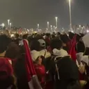 suporter timnas vs arab.jpg - Ribuan suporter Timnas Indonesia kesulitan masuk stadion saat lawan Arab Saudi/foto: IG Jennifer Coppen