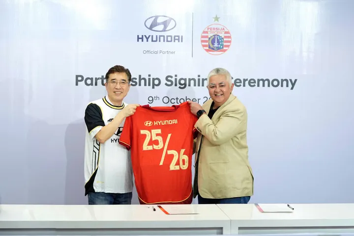 Persija Jakarta Kerja Sama dengan Hyundai/Foto: Persija.id