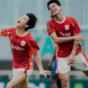 Selebrasi Ryu Seong-woo usai cetak gol kemenangan Garudayaksa FC/foto: Ofisial Garudayaksa FC