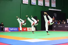 PON Bela Diri Kudus 2025: DKI Perkasa di Judo Jatim Dominasi Gulat