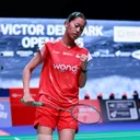 Putri Kusuma Wardani di Denmark Open 2025/Foto: PBSI