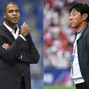 Patrick Kluivert dan Shin Tae-yong/Foto: Istimewa
