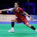 Jonatan Christie di Denmark Open 2025/Foto: PBSI