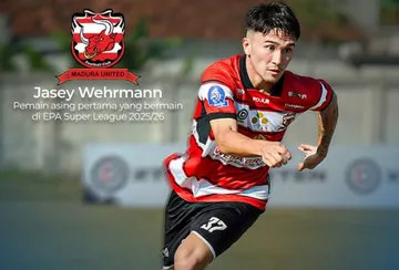 Jasey Wehrmann jadi pemain asing pertama yang tampil di EPA Super League 2025/2026/foto: EPA Super League