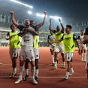 Jordi Amat Cetak Gol ke Gawang Persebaya/Foto: Persija.id
