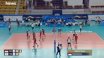 Timnas Voli Putra Indonesia U-18 lolos ke 8 besar Asian Youth Games 2025/foto: INews